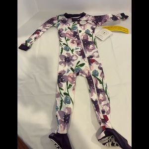 NWT Burt’s Bees baby one piece pajamas 24 months